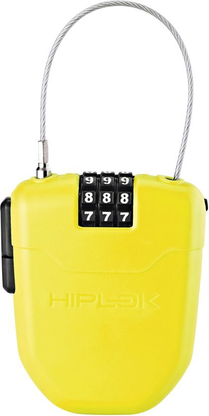 Hiplok FX Fietsslot met reflector geel