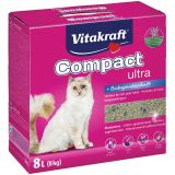 Vitakraft Litière agglomérante à la silice Compact Ultra Plus 8 KG