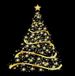 Ambiente Kerst servetten - 20x st - zwart - met kerstboom - 33 x 33 cm - papier - 3-laags