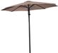 Lesliliving Push-up parasol Libra taupe Ø3 meter