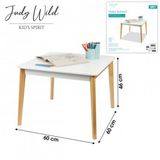 Judy Wild Kid's Spirit tafel 60x60x48 cm wit wit