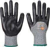 Portwest Snijbestendige 3/4 Nitrilschuim Handschoen - Zwart - M