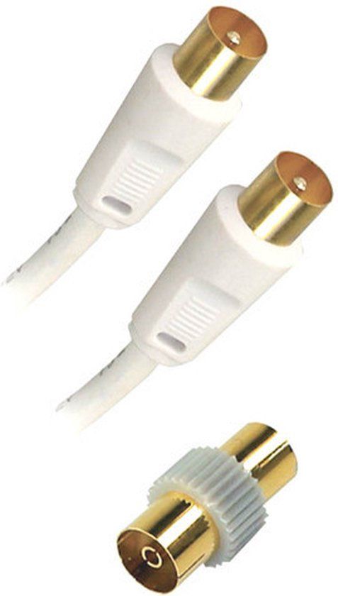 APM coax-kabel 10 m Coaxiaal Wit