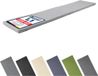 Garronda Coussin de banc 180x40 cm – 4 cm d'épaisseur – hydrofuge et résistant aux UV – gris clair