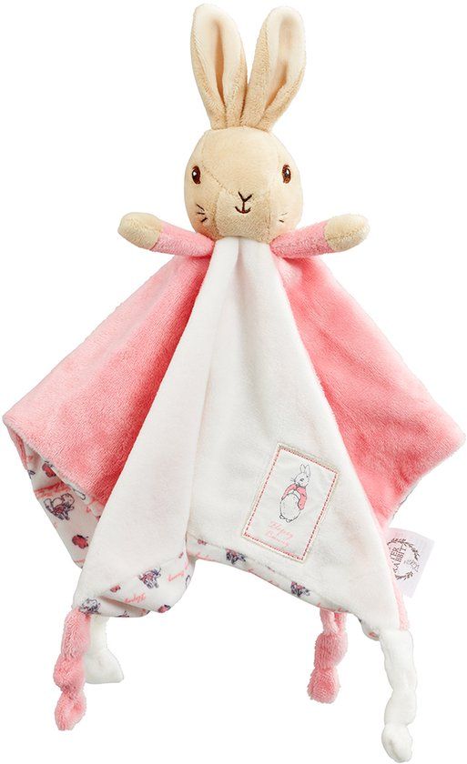 Rainbow Designs Peter Rabbit Knuffeldoekje/Tutje Roze 30cm