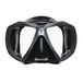 Scubapro Spectra masker, zwart/zilver, drukregelaar set voor duiken in koud water, uniseks, volwassenen, meerkleurig, één maat
