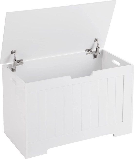 MONZA Home Opbergkist met Zitbank - Wit - 145 l