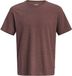 JACK&JONES JJEORGANIC MELANGE TEE SS O-NECK NOOS Heren T-shirts L Bitter Chocolate