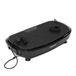 TechFit Trilplaat, 200 W, 99 niveaus, met afstandsbediening, elastische banden, bluetooth-luidspreker, display, led-programma's, P1-P5, capaciteit 150 kg, Dim 78 x 42 x 14 cm, full-body training