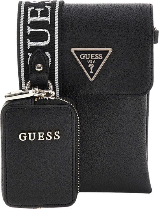 Guess Latona Mini Tote Telefoontasje - Zwart