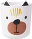 Excellent Houseware onbreekbare kinder drinkbekers - honden thema - 1x stuks - melamine kunststof - 7 x 9 cm - peuters