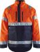Blåkläder Winterjas High Vis Oranje/Marineblauw Maat XXS