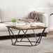 vidaXL Salontafel Gerookt Eikenhout 80 x 80 x 45 cm