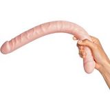 Willie City Réaliste 2 voies Gode Double 43 cm - Nude