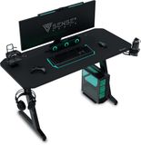SENSE7 Nomad Basic Gaming Bureau - 140x60 cm - Zwart