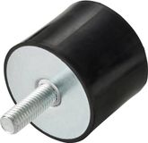 TRU COMPONENTS TC-NT50-40-43A Rubberen demper, 43 Shore A, 86 kg maximale statische lading