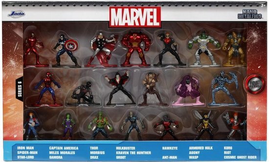 Jada Toys Jada Marvel 20 Pack Nano metalfigs - Wave 6