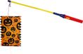 Merkloos / Sans marque Lampionstokje 50 cm - met pompoenen lampion - oranje - H22 cm - Sint Maarten