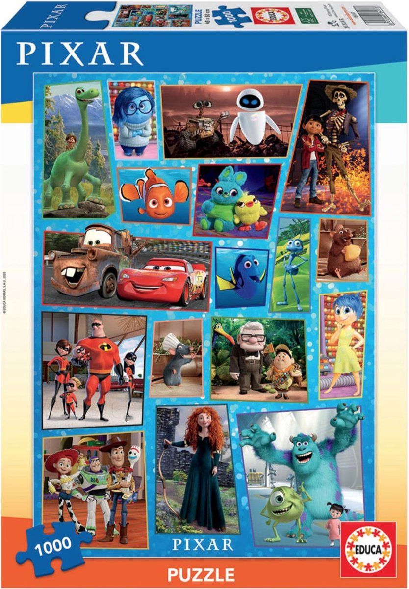 Educa Borras Puzzle - Disney Pixar 1000 Teile - 8412668184978