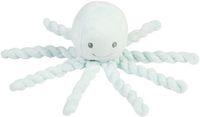 Nattou Lapidou Knuffel Octopus - 22 cm - Blauw