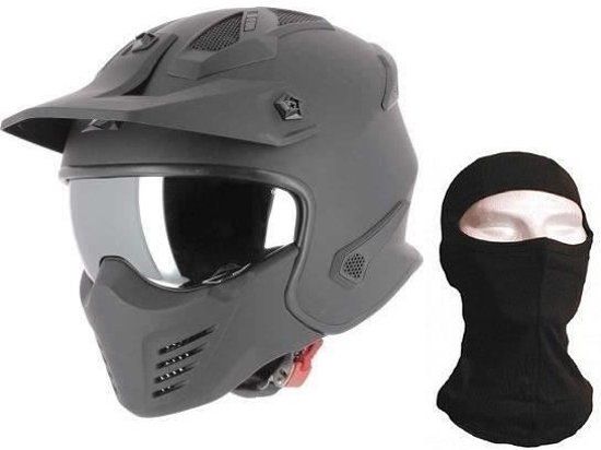 ASTONE HELMETS Geïntegreerde motorhelm XL = 61 cm