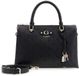 GUESS Dita Multi Compartment Satchel Black Logo Handtas Zwart