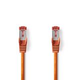 Nedis CCGP85221OG20 Câble réseau - 2 m - Orange