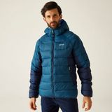 Regatta Dalent Heren Pufferjas met Capuchon - Blauw - Polyester - Maat M