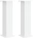 vidaXL Pieds de plante 2 pièces Blanc Bois traité 30,5 x 30 x 100,5 cm