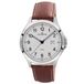 Dugena 4460990 Boston Montre homme Quartz Cuir Argenté Blanc 10 ATM