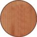 vidaXL - Vloerkleed - rond - 60 cm - bamboe - bruin