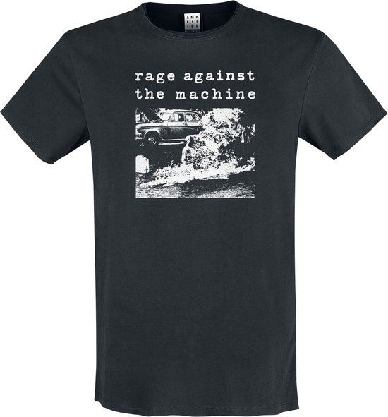 Rage Against The Machine Amplified Collection - Monk Fire Heren T-shirt - zwart - L