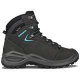 LOWA Renegade EVO GTX Mid Ws S Dames Asfalt/Turkoois