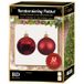 Set de boules de Noël et étoile 51x Noël rouge - pour sapin de 120 cm - Décoration de sapin de Noël rouge