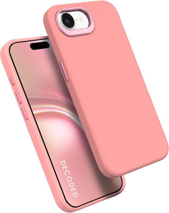 DECODED Siliconen Hoesje voor iPhone 16e - Roze