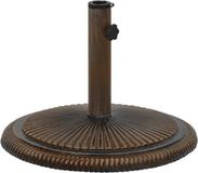 vidaXL Parasolvoet - Gietijzer - Bronskleurig - 45x45x30 cm
