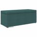 vidaXL Kruk Donkergroen 101 x 41 x 40 cm Stof en Geëngineerd Hout