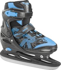 Roces - Jokey Ice 3.0 IJshockeyschaatsen - Kinderen - Zwart/Blauw - Maat 34-37