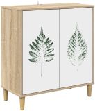 vidaXL Dressoir HANAU Sonoma 69 x 33 x 75 cm Bewerkt hout