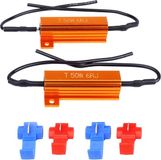 AMiO LED Canbus Weerstand 6 Ohm 50W Decoder - Foutmelding Verwijderen Anti Error (set)