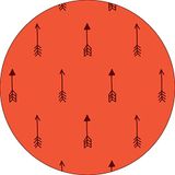 Bonateks Ronde digitaal bedrukte muismat, antislip onderkant, voor kantoor en thuis, diameter: 22 cm