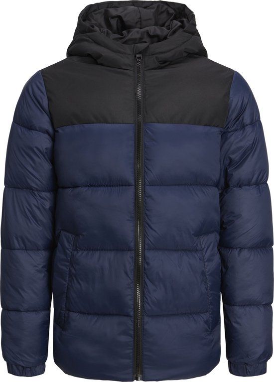 JACK&JONES JUNIOR JJETOBY Puffer Jacket - Boys - Size 152 - Navy Blazer