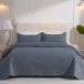 Icecat Housse de couette pour canapé avec coussins (Bleu-Gris)