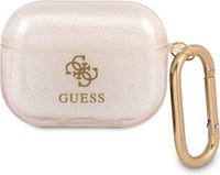 Guess GUAPUCG4GD - AirPods Pro Etui - Glitter Collectie - Goud
