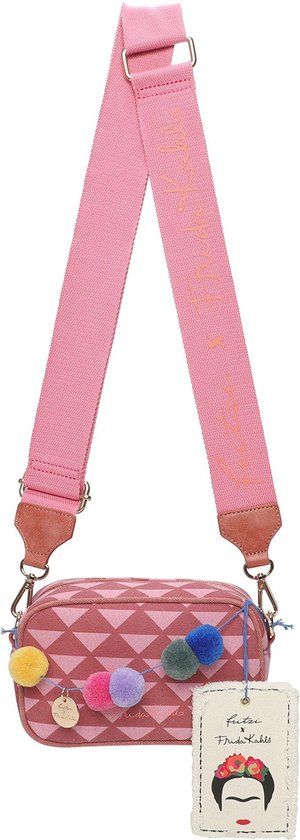 Fritzi aus Preußen Fritzi x Frida Kahlo Easy Go Schoudertas - Roze - Dames