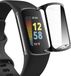 By Qubix Qubix - Geschikt voor Fitbit Charge 5 - Fitbit Charge 6 TPU case (volledig beschermd) - Zwart
