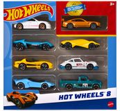 Hot Wheels Basisset van 8 Auto's en Trucks, Schaal 1:64