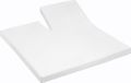 Cinderella - Single-Split - Topper Hoeslaken - Premium Molton - Tot 25 cm matrashoogte - 200x210 cm - Wit
