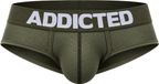 ADDICTED Push Up Mesh Brief Khaki - Taille M