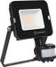 Ledvance LED Breedstraler Compact Zwart 20W 1800lm 100D - 830 Warm Wit | IP65 - Symmetrisch - Bewegings- en lichtsensor.
